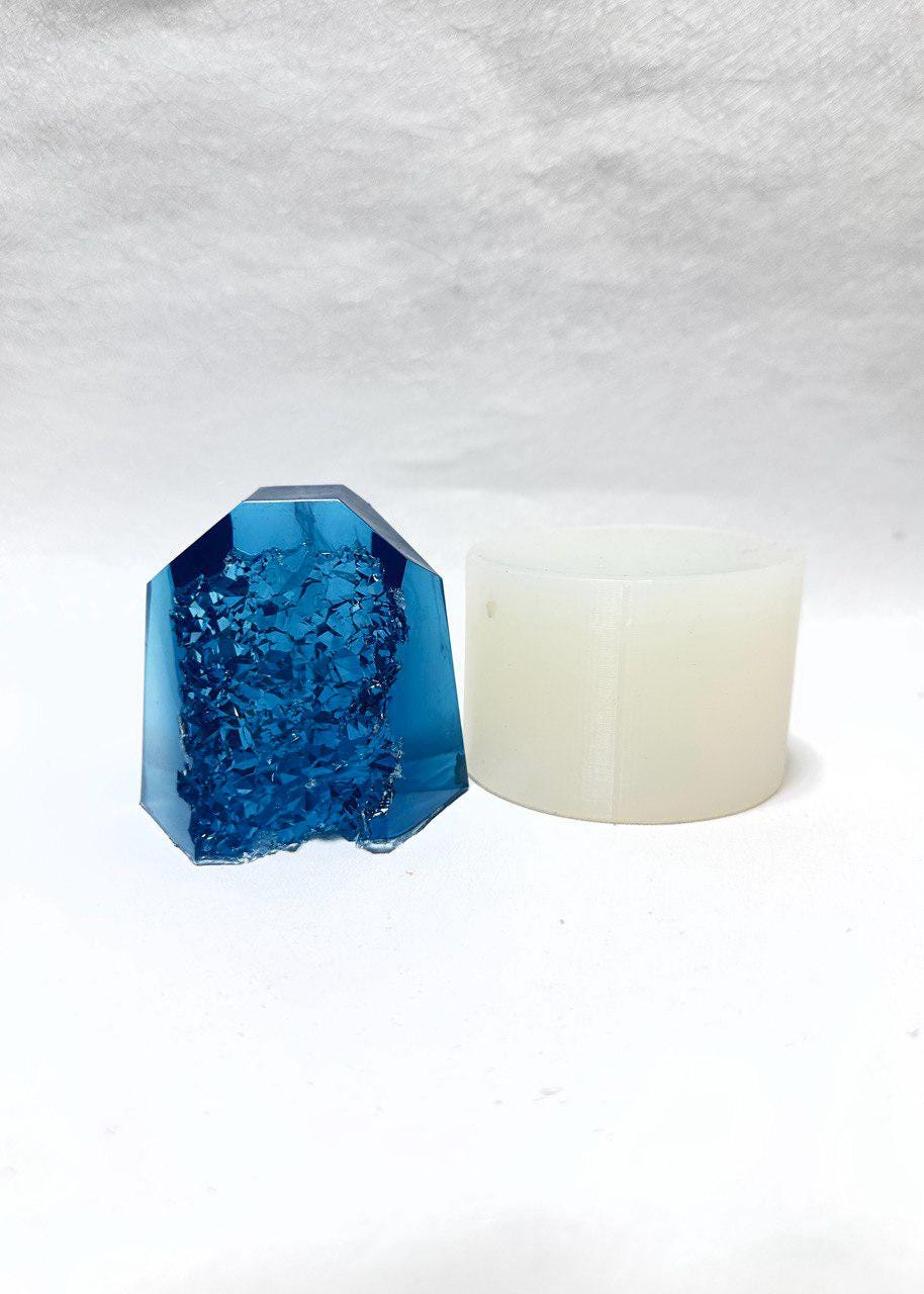 Extra Large Geode Crystal Mold - Perfect for Resin Crafting, Soap or Candle - Ideas Decor Shop