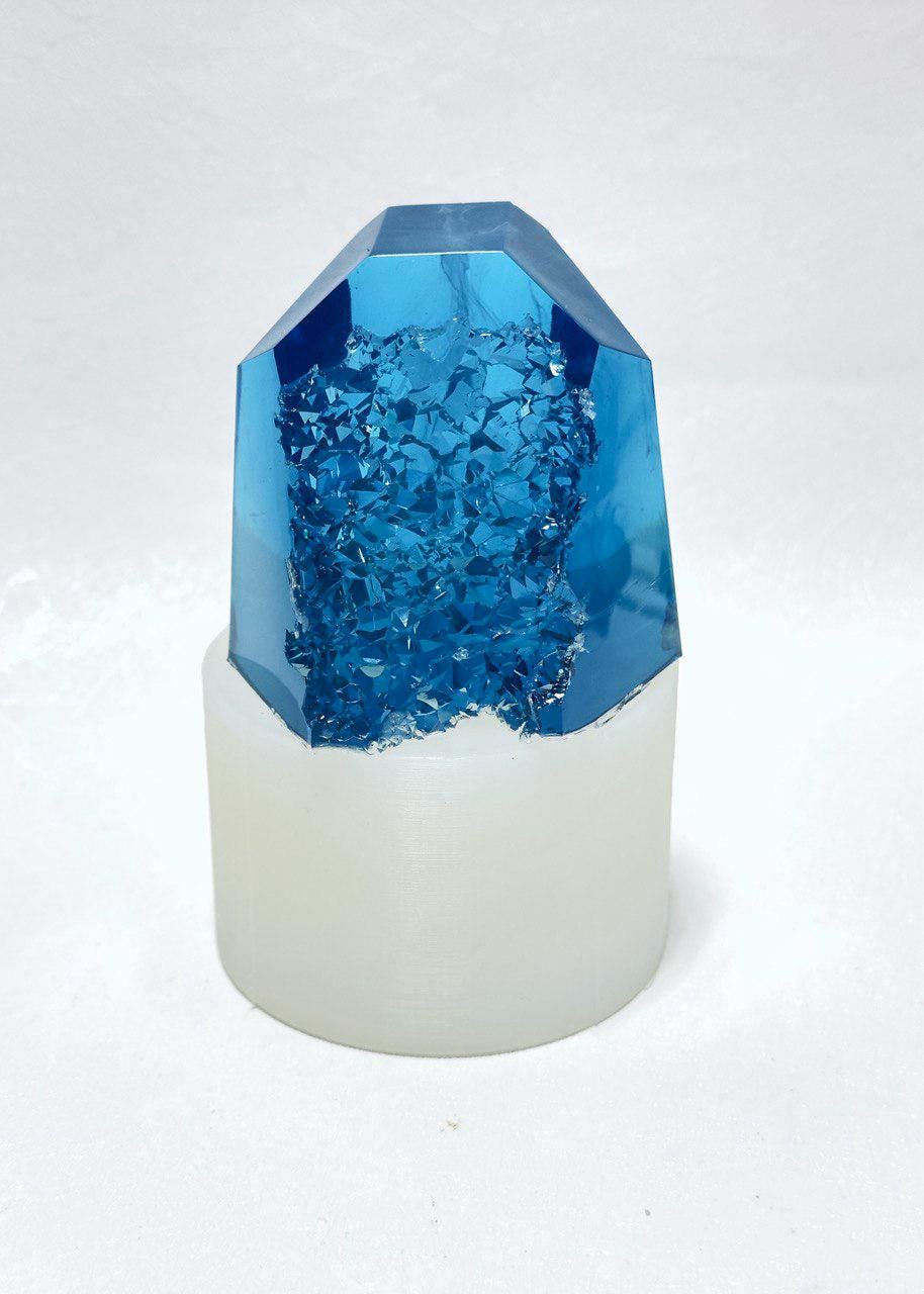 Extra Large Geode Crystal Mold - Perfect for Resin Crafting, Soap or Candle - Ideas Decor Shop