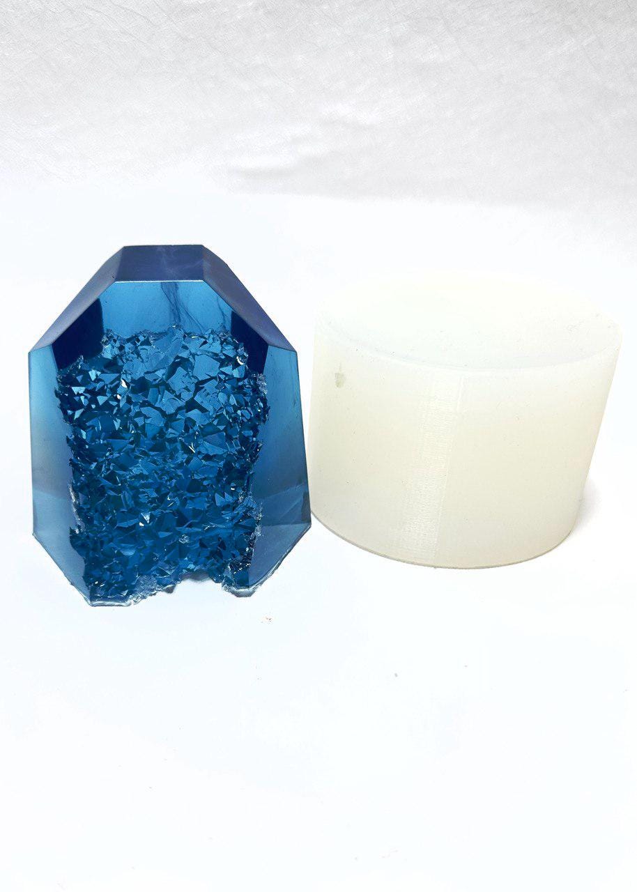 Extra Large Geode Crystal Mold - Perfect for Resin Crafting, Soap or Candle - Ideas Decor Shop