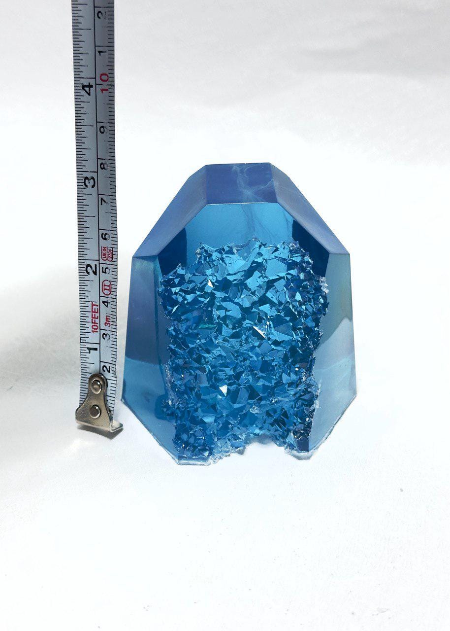 Extra Large Geode Crystal Mold - Perfect for Resin Crafting, Soap or Candle - Ideas Decor Shop