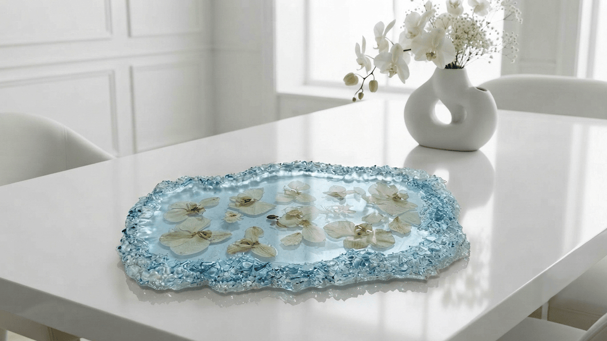 Extra Large Irregular Crystal Edge Tray Silicone Mold - Ideas Decor Shop