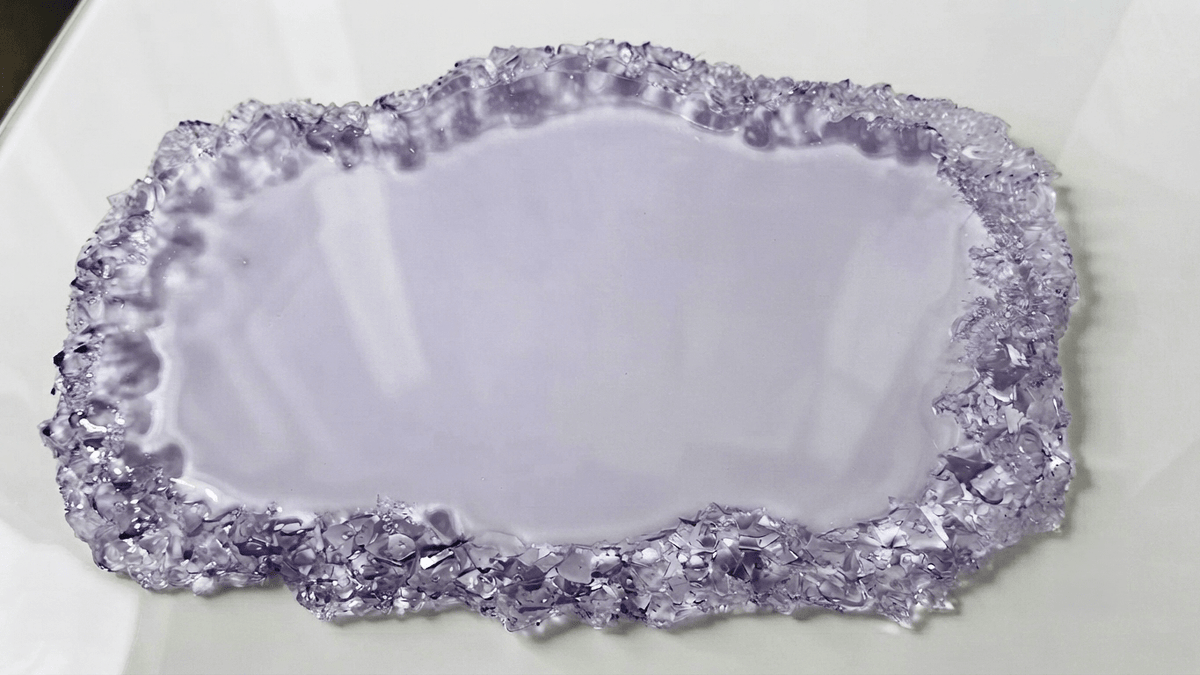 Extra Large Irregular Crystal Edge Tray Silicone Mold - Ideas Decor Shop