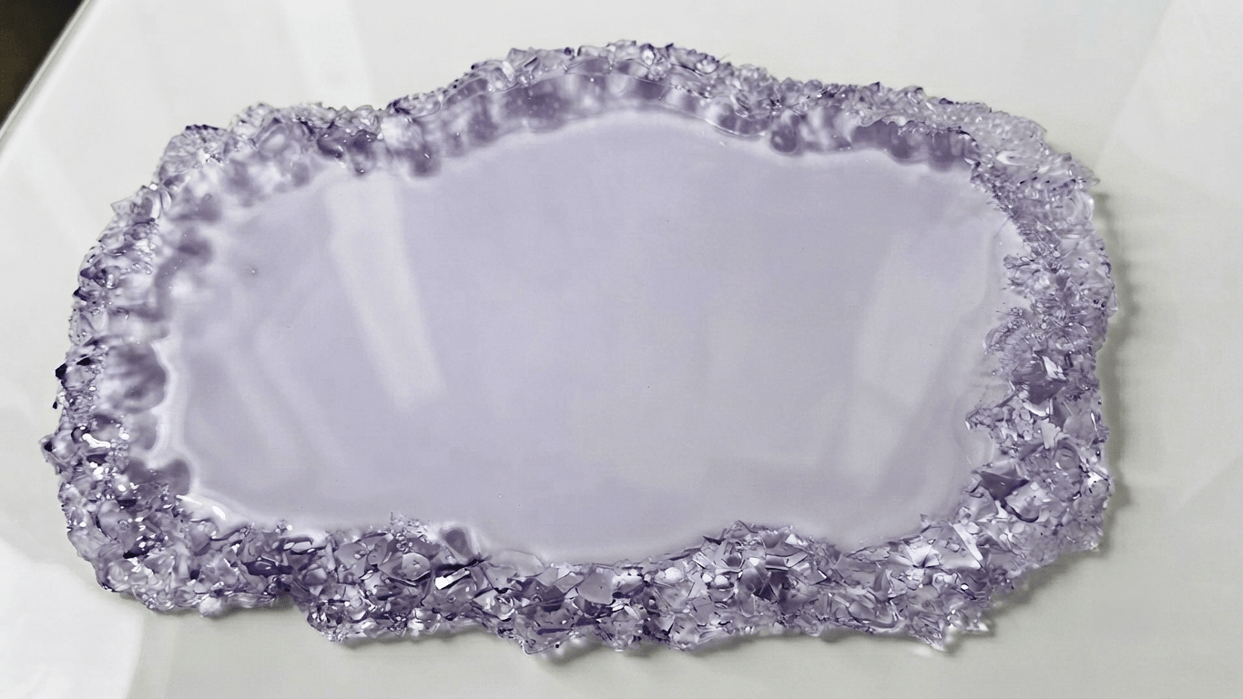 Extra Large Irregular Crystal Edge Tray Silicone Mold - Ideas Decor Shop