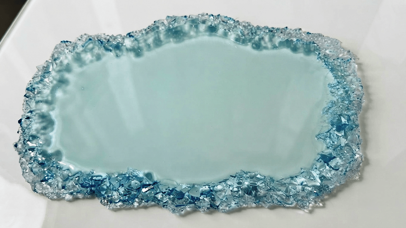 Extra Large Irregular Crystal Edge Tray Silicone Mold - Ideas Decor Shop