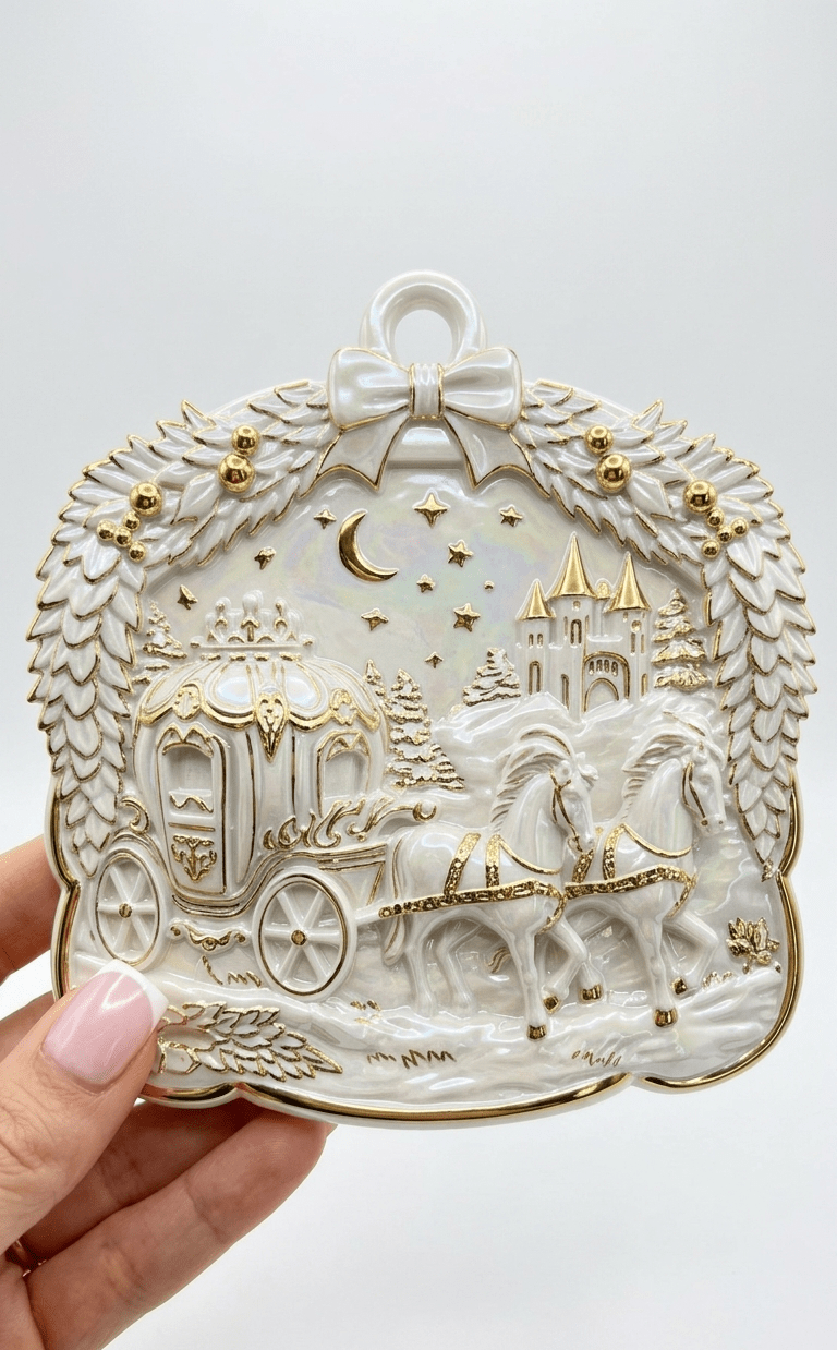 Fairy Carriage Christmas Ornament Mold - Ideas Decor Shop