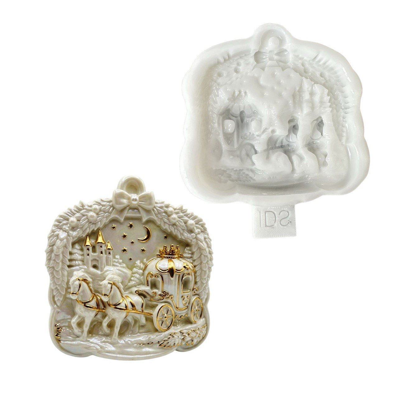 Fairy Carriage Christmas Ornament Mold - Ideas Decor Shop