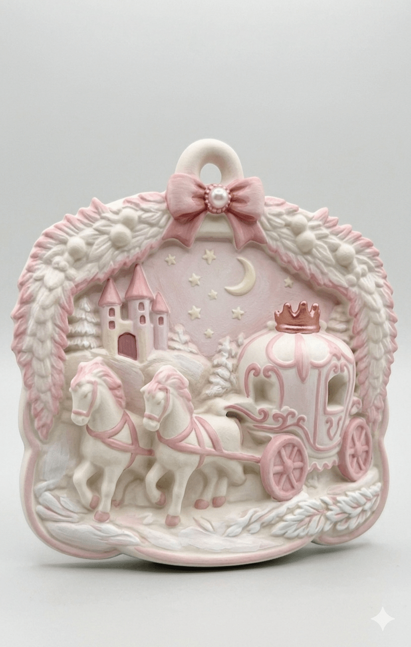Fairy Carriage Christmas Ornament Mold - Ideas Decor Shop