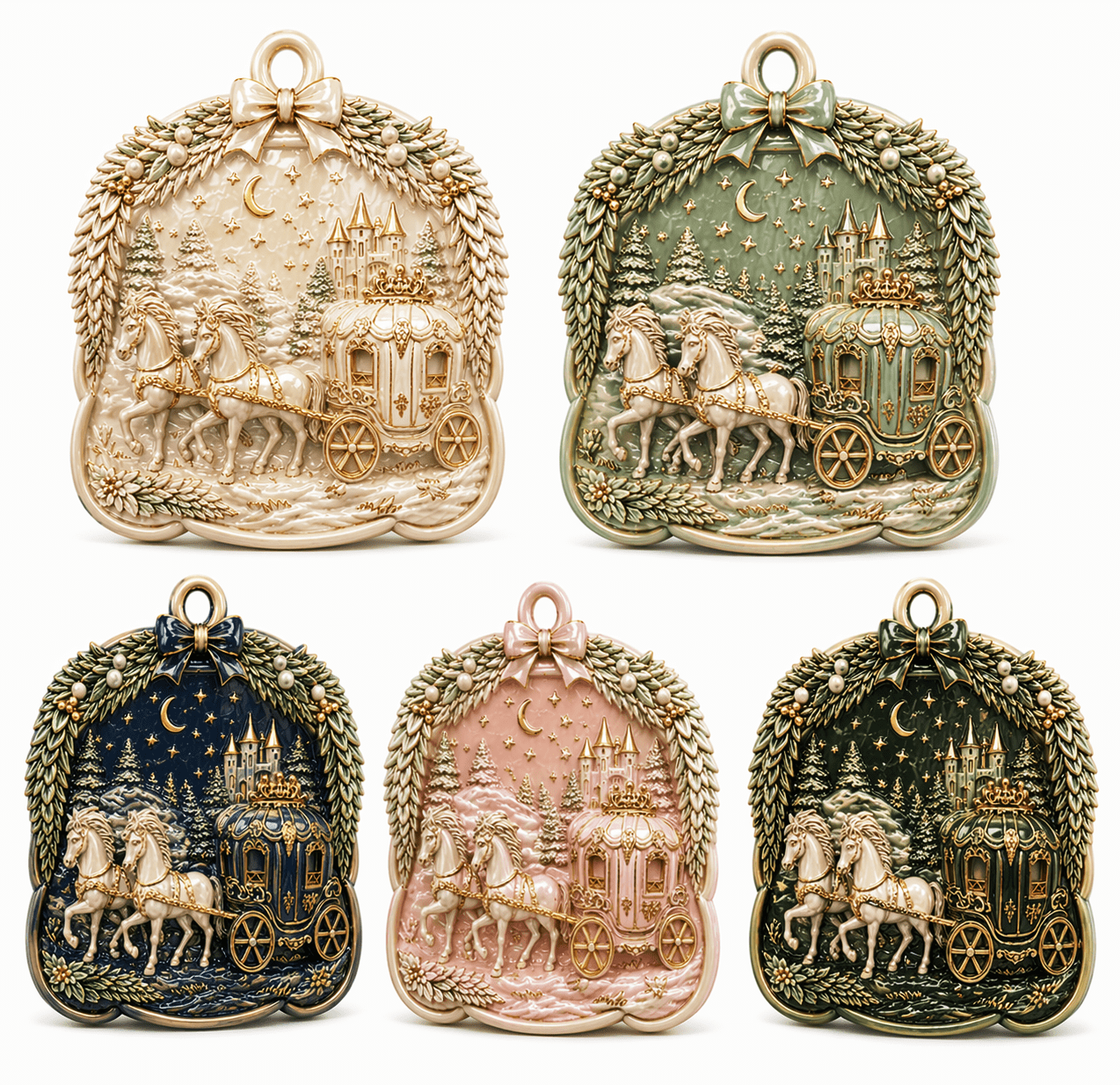 Fairy Carriage Christmas Ornament Mold - Ideas Decor Shop