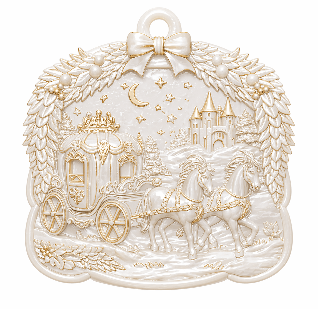 Fairy Carriage Christmas Ornament Mold - Ideas Decor Shop