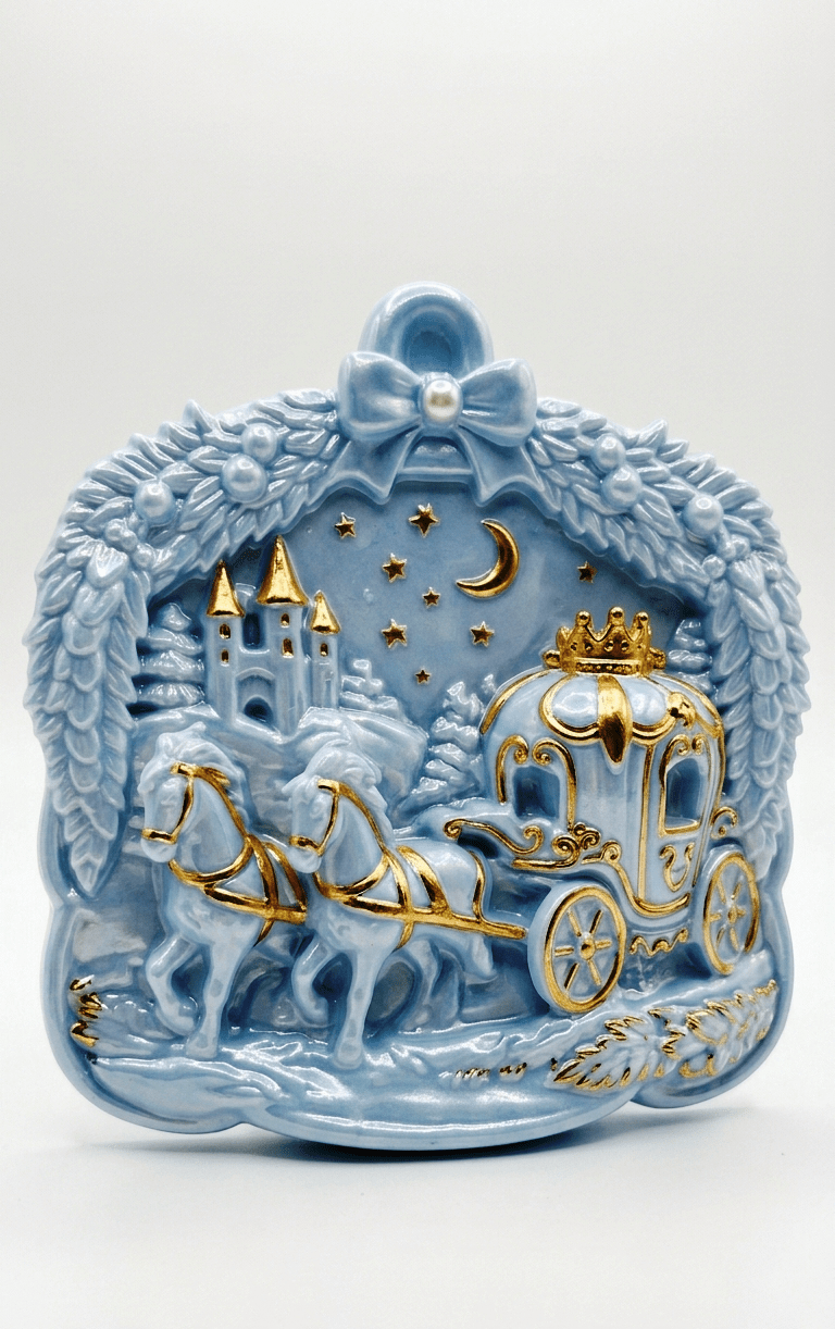 Fairy Carriage Christmas Ornament Mold - Ideas Decor Shop