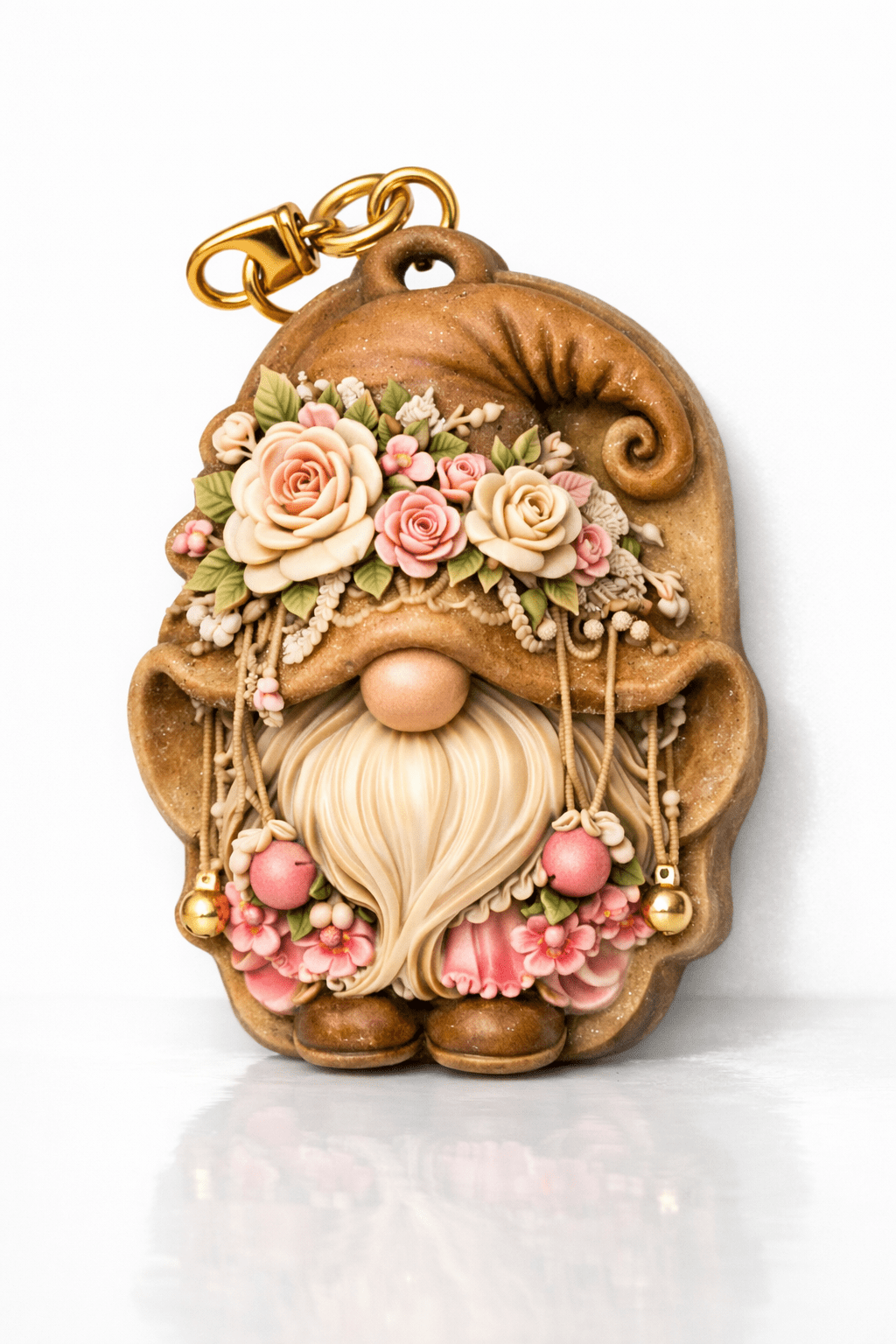Floral Gnome Keychain Silicone Mold - Ideas Decor Shop