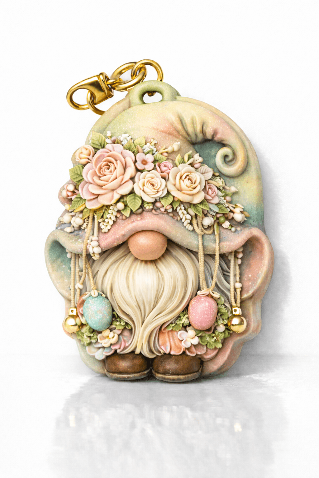 Floral Gnome Keychain Silicone Mold - Ideas Decor Shop