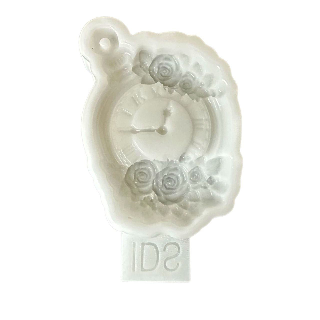 Floral Pocket Watch Silicone Mold - Ideas Decor Shop