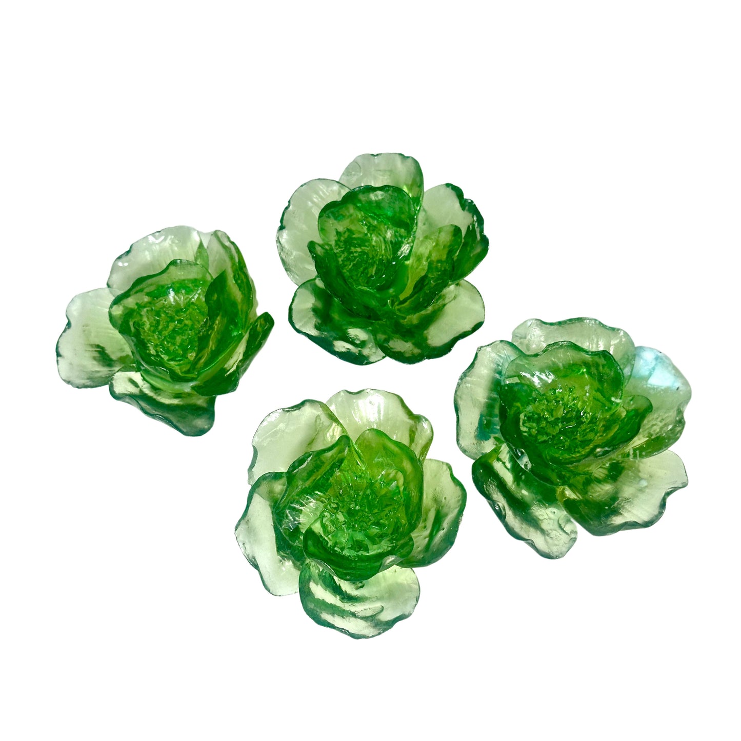 Floral Set 3D Silicone Resin Molds with 4 Medium Flower - Ideas Decor Shop
