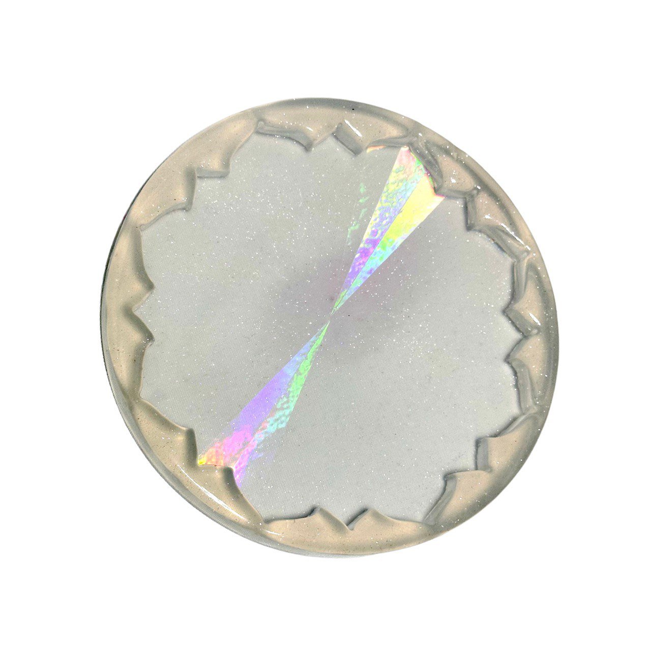 Flower Holographic Coaster Silicone Mold - Ideas Decor Shop