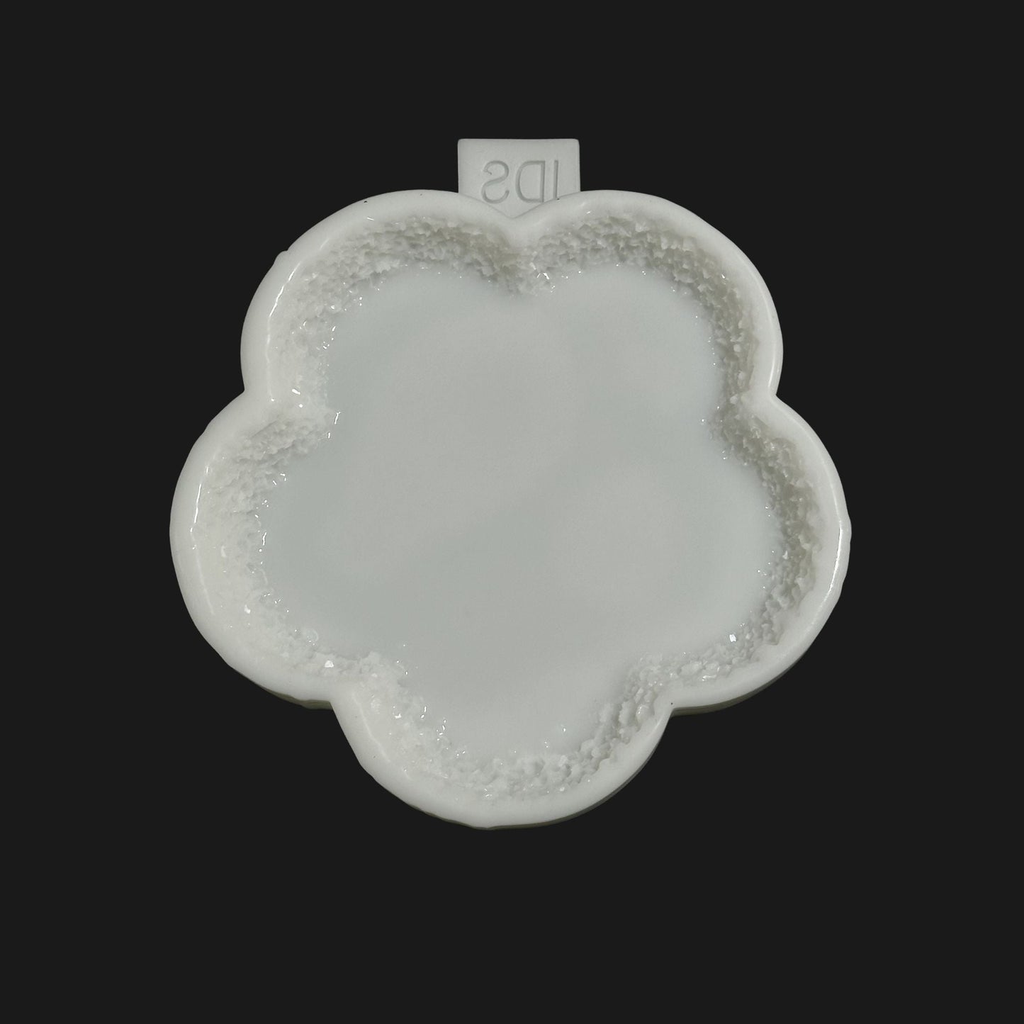 Flower Tray Silicone Mold with Crystal Druzy Edge - Ideas Decor Shop