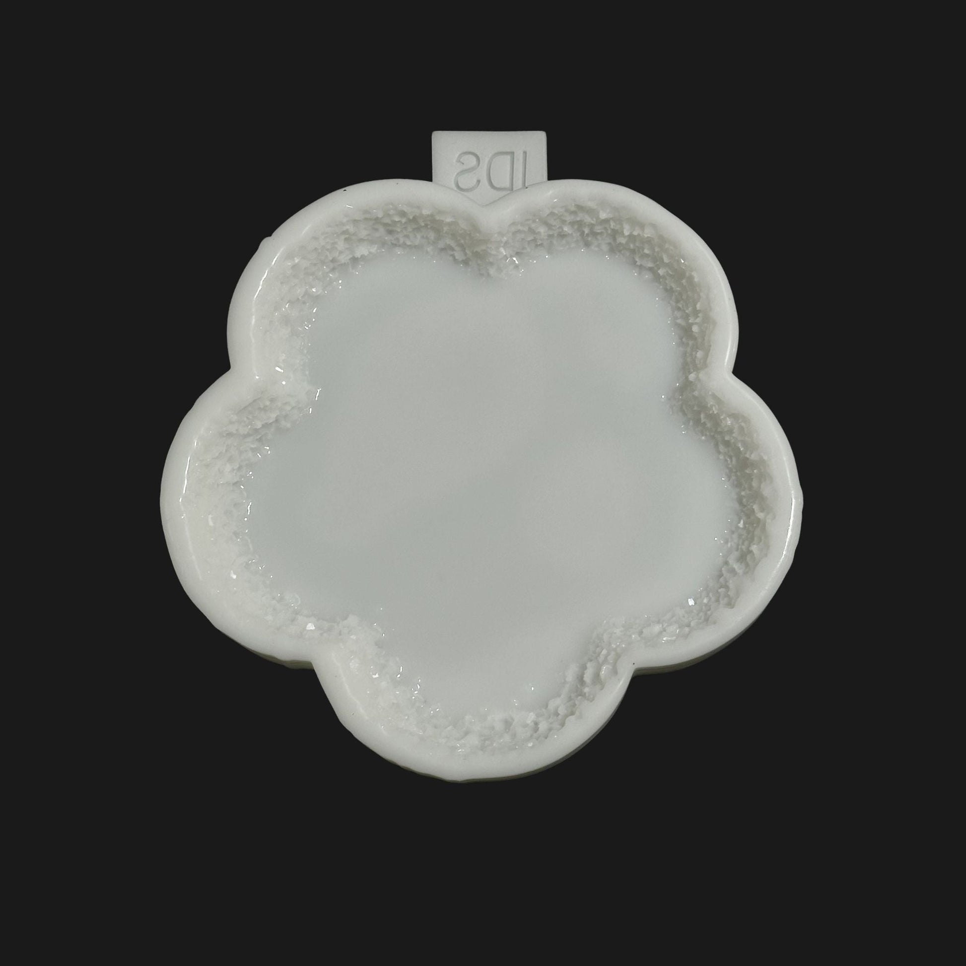 Flower Tray Silicone Mold with Crystal Druzy Edge - Ideas Decor Shop