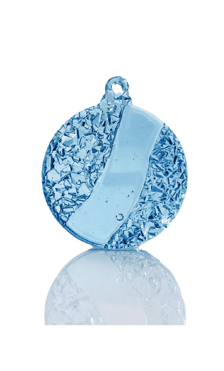 Frozen Ice Texture Christmas Bauble Silicone Mold - Ideas Decor Shop