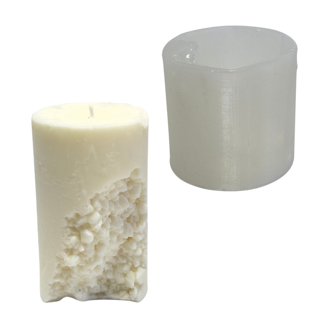 Geode Crystal Candle Silicone Mold - Ideas Decor Shop