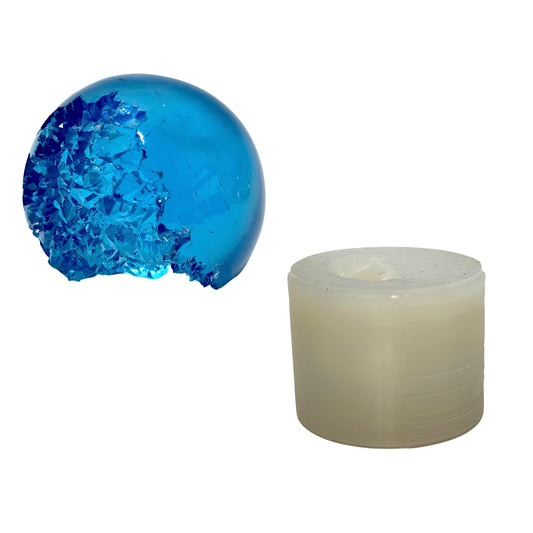 Geode Crystal Silicone Mold for Resin Crafts - Crystal Sphere DIY Mold - Ideas Decor Shop
