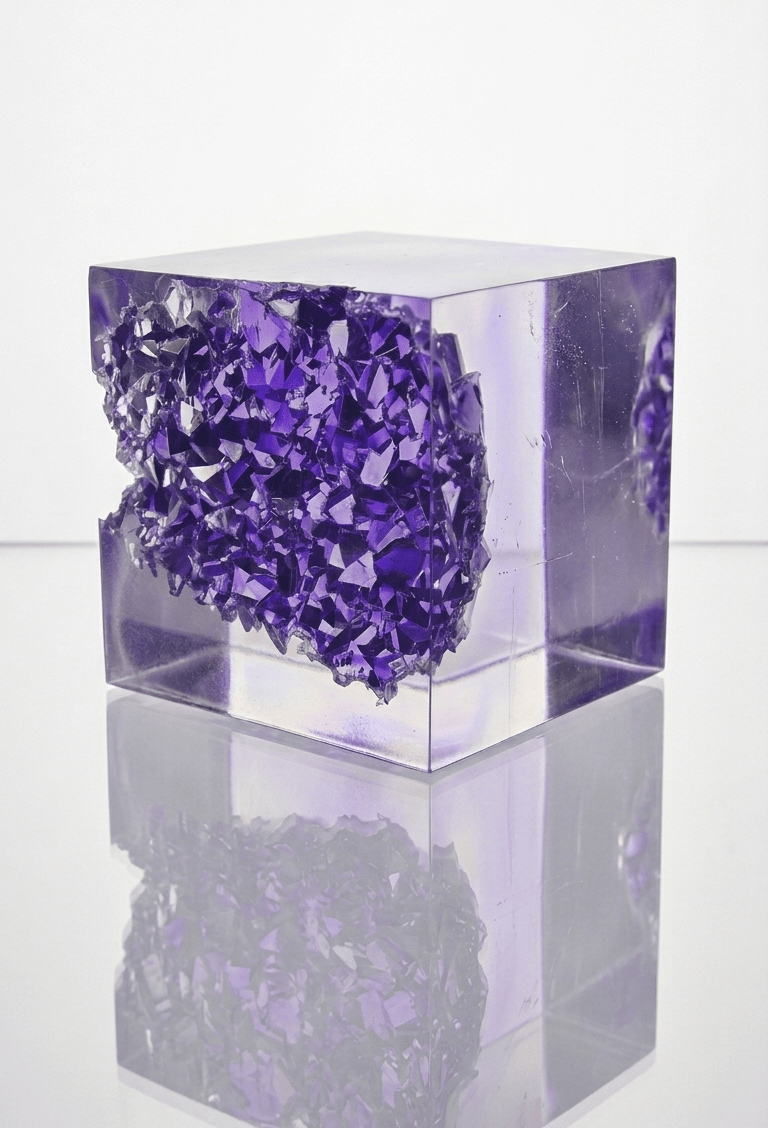 Geode Cube Silicone Mold | Druzy Crystal - Ideas Decor Shop