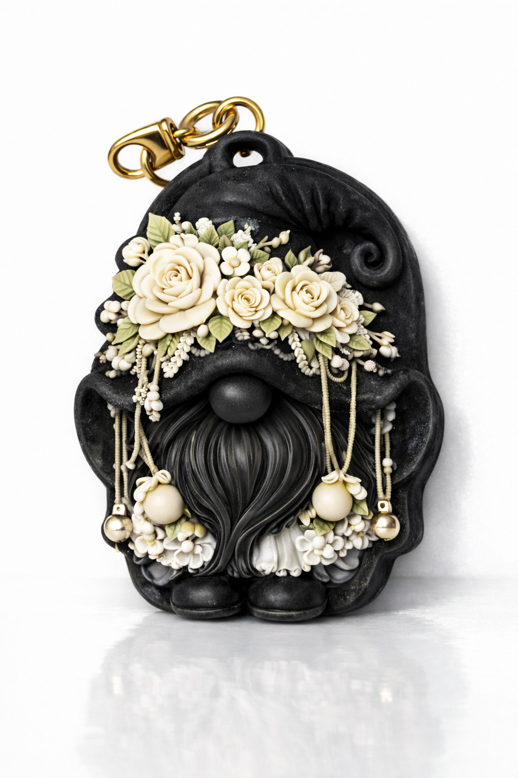 Floral Gnome Keychain Silicone Mold - Ideas Decor Shop