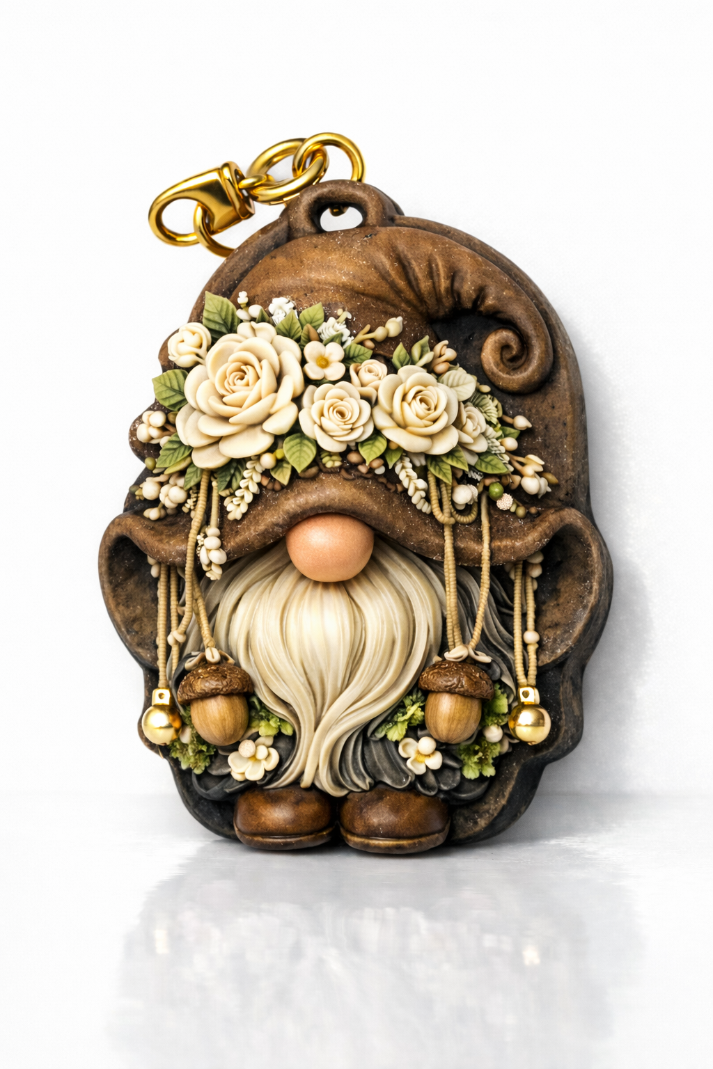 Floral Gnome Keychain Silicone Mold - Ideas Decor Shop