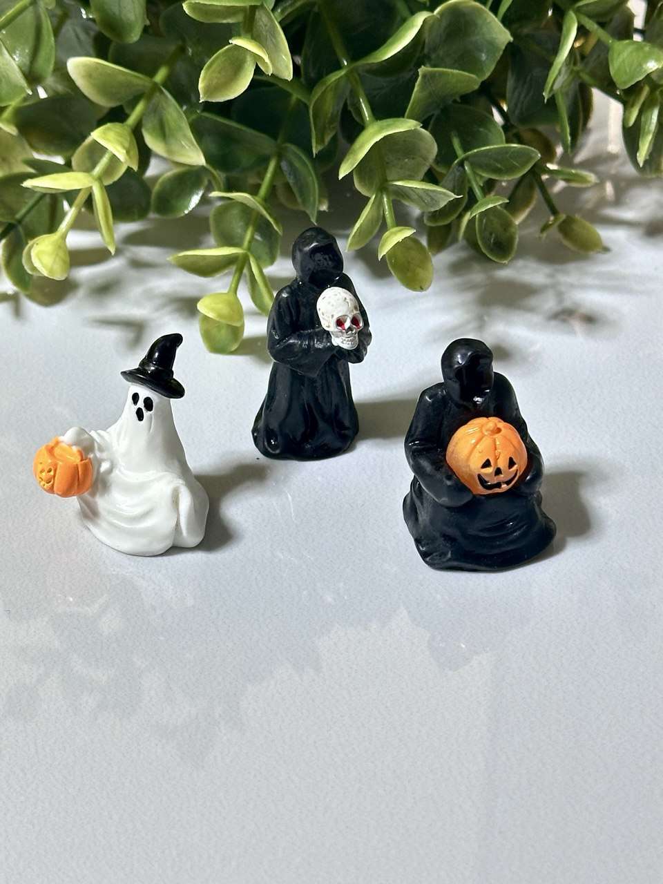 Halloween Silicone Mold – 3 Figures (Ghost, Grim Reaper, Pumpkin) - Ideas Decor Shop