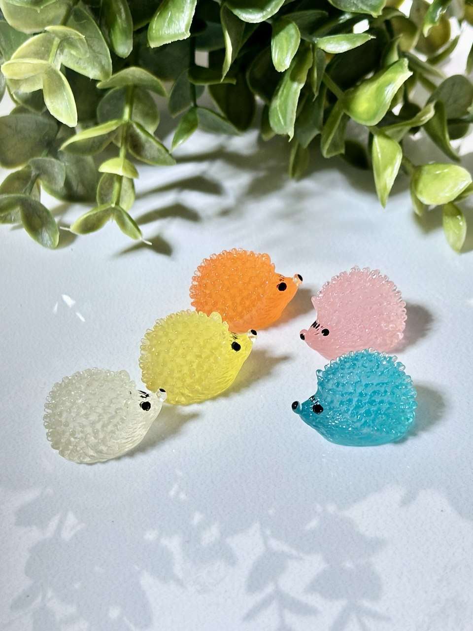 Hedgehog Silicone Mold: Mini Resin Figurines for Jesmonite, Plaster - Ideas Decor Shop