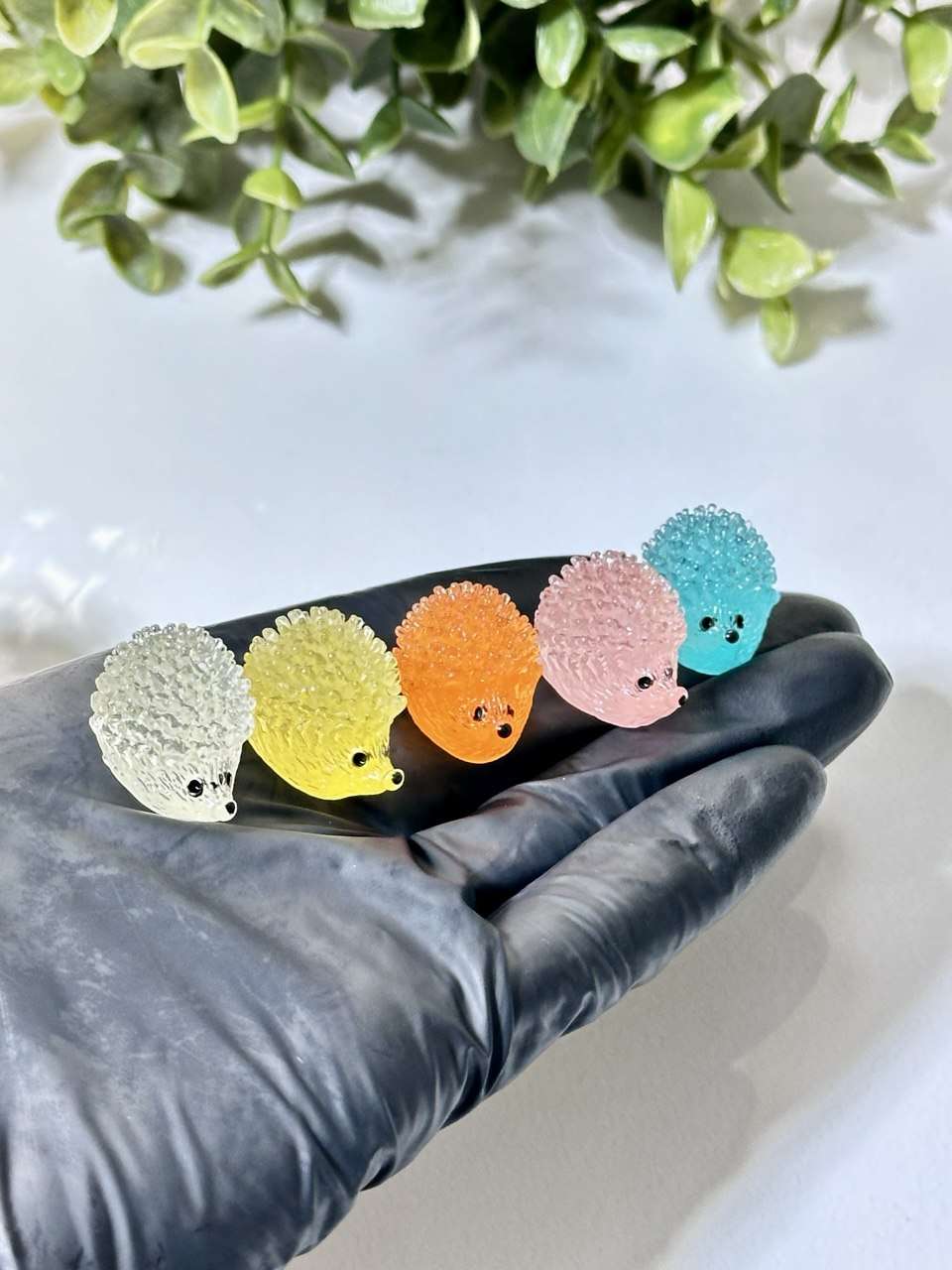 Hedgehog Silicone Mold: Mini Resin Figurines for Jesmonite, Plaster - Ideas Decor Shop