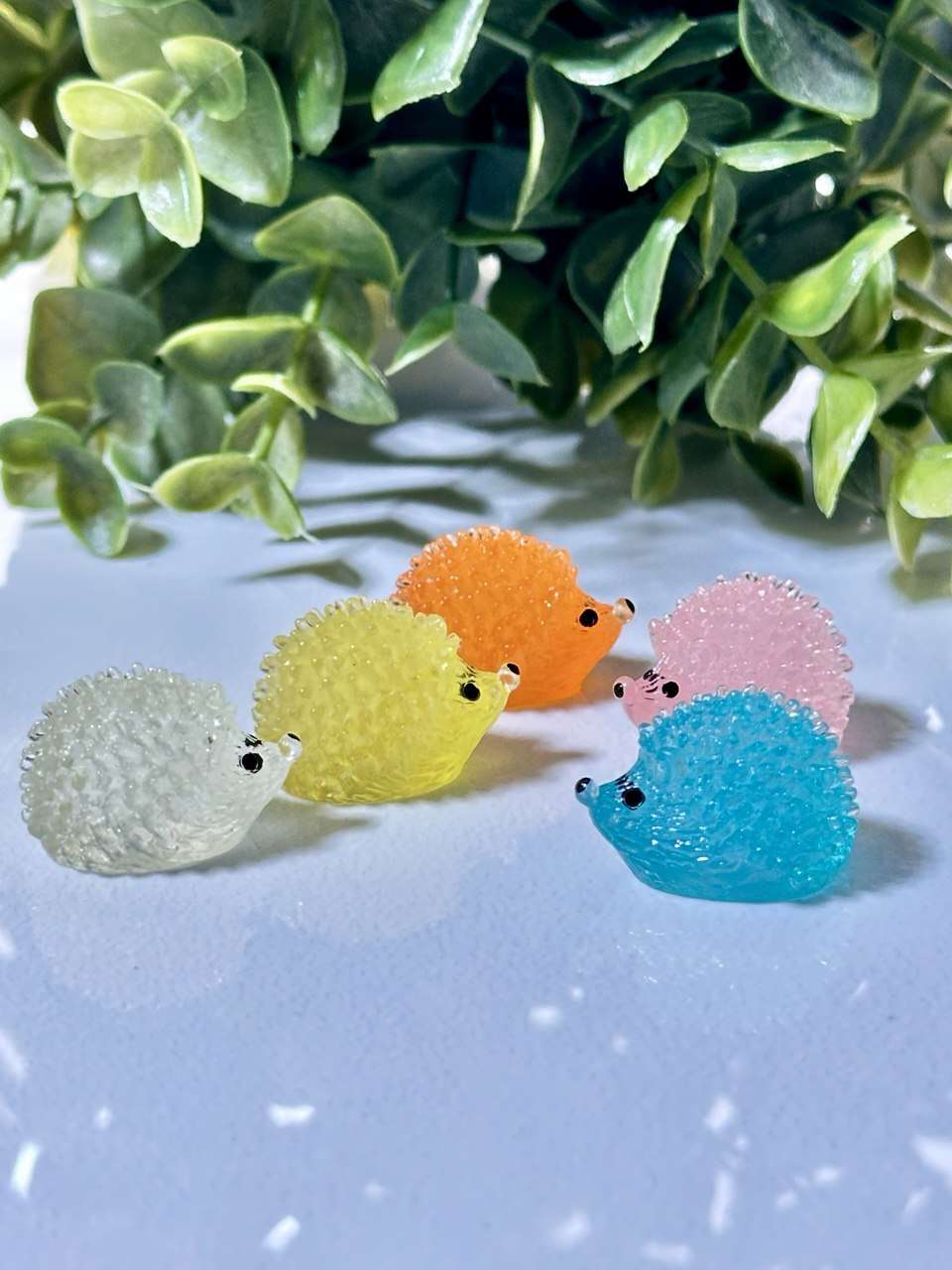 Hedgehog Silicone Mold: Mini Resin Figurines for Jesmonite, Plaster - Ideas Decor Shop