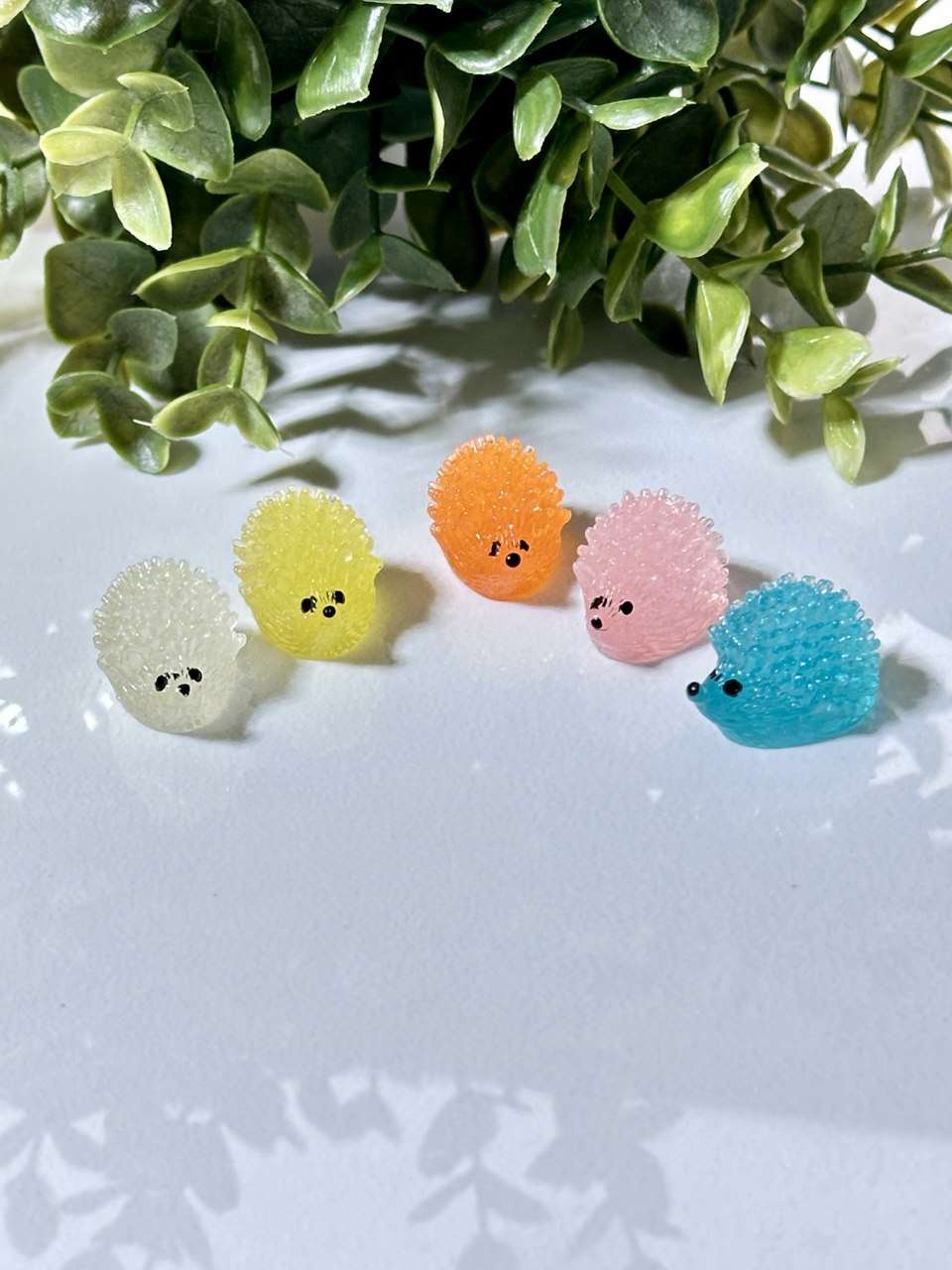 Hedgehog Silicone Mold: Mini Resin Figurines for Jesmonite, Plaster - Ideas Decor Shop