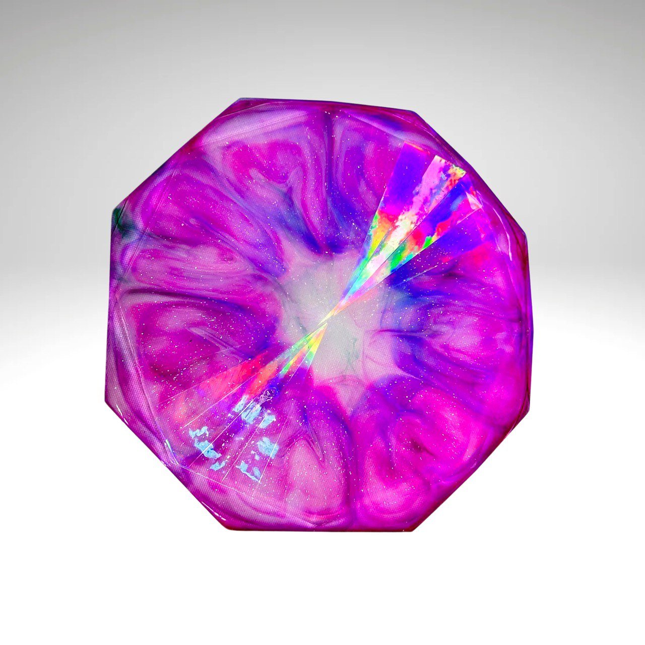 Hexagonal Holographic Coaster Silicone Mold - Ideas Decor Shop