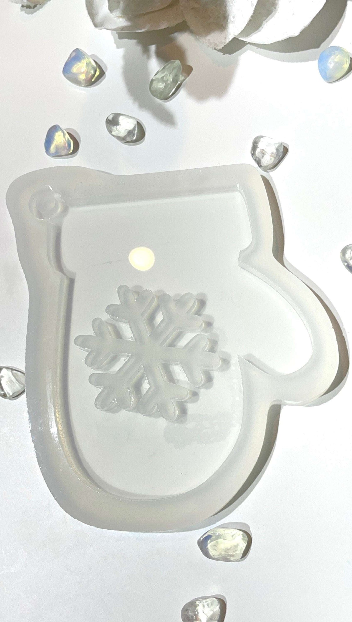 Christmas Glove Snowflake Toys. Large silicone mold Resin mould. Pendant, Xmas, Gift, DiY Crafts, Christmas Home decor, resin mould