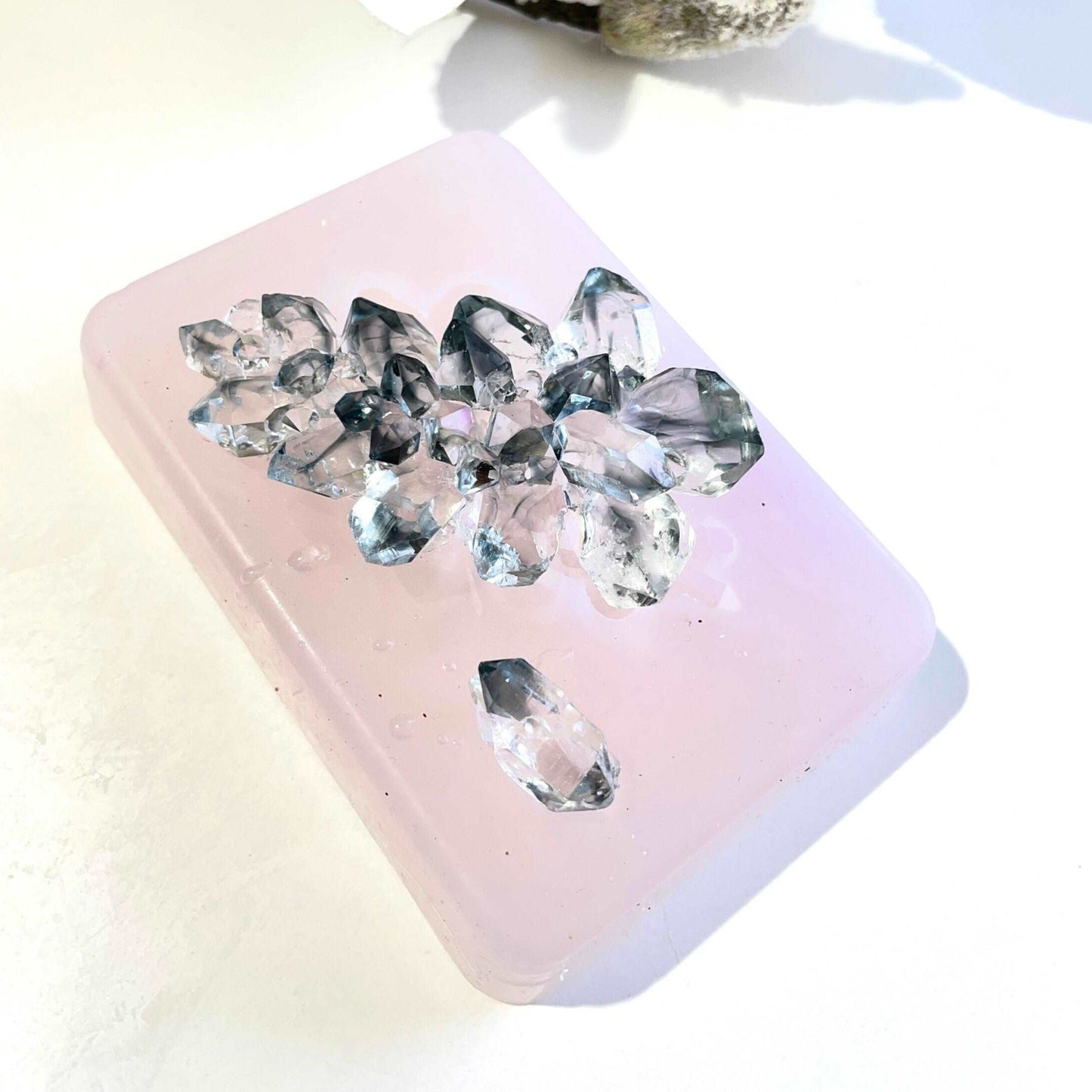2 SET Little Crystals Cluster Silicone mold. Crystal stone mold cluster crystals druse silicone stones mold large resin crystalline molds