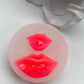 2 Set Lips with crystals Silicone Mold Epoxy Resin Mold Jewelry Making DIY Kissing mold with crystals Aesthetic form resin crystalline molds