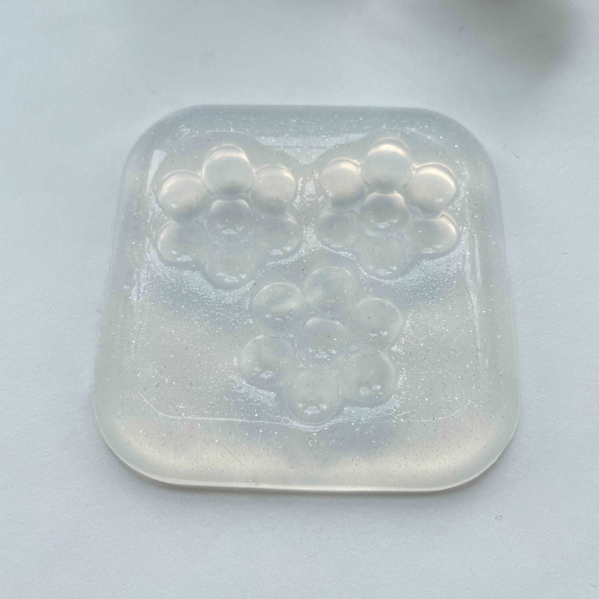 3 Flower Bubble Jewelry Mold Transparent Silicone Mold Resin molds for pendants, earrings, necklaces, rings, jewelry making DIY...bijouterie