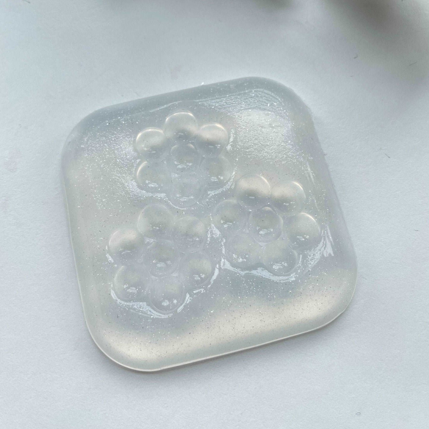 3 Flower Bubble Jewelry Mold Transparent Silicone Mold Resin molds for pendants, earrings, necklaces, rings, jewelry making DIY...bijouterie