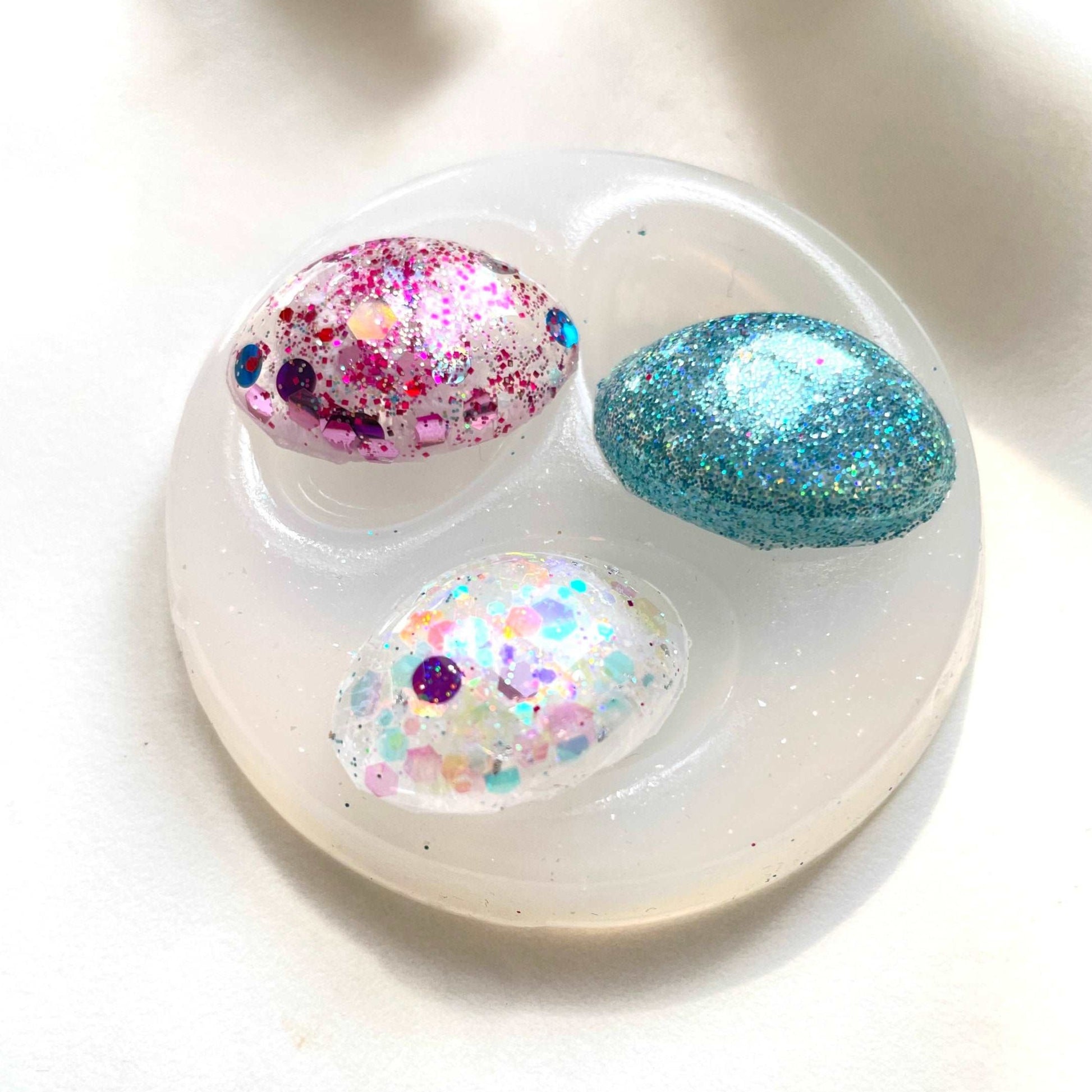 3 Set Oval Medium Beads Jewelry Crystals Silicone mold. Crystal stone mold cluster crystals silicone stones mold resin crystalline molds