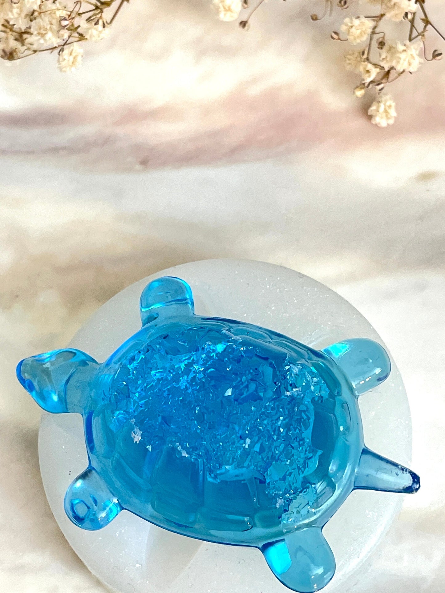 Geode Turtle Resin Silicone Mold: Create Majestic Gemstone-inspired Turtles