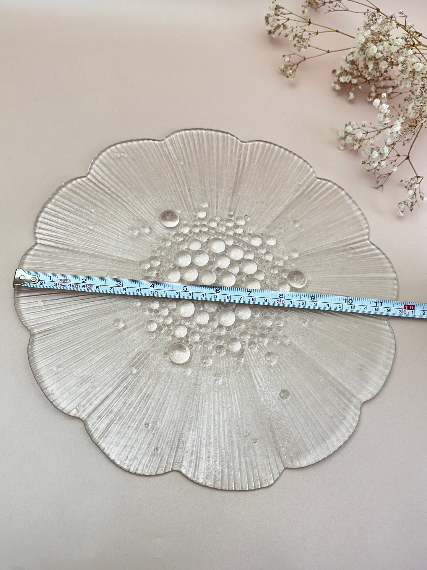 Elegance in Bloom Large Flower Tray Silicone Mold.