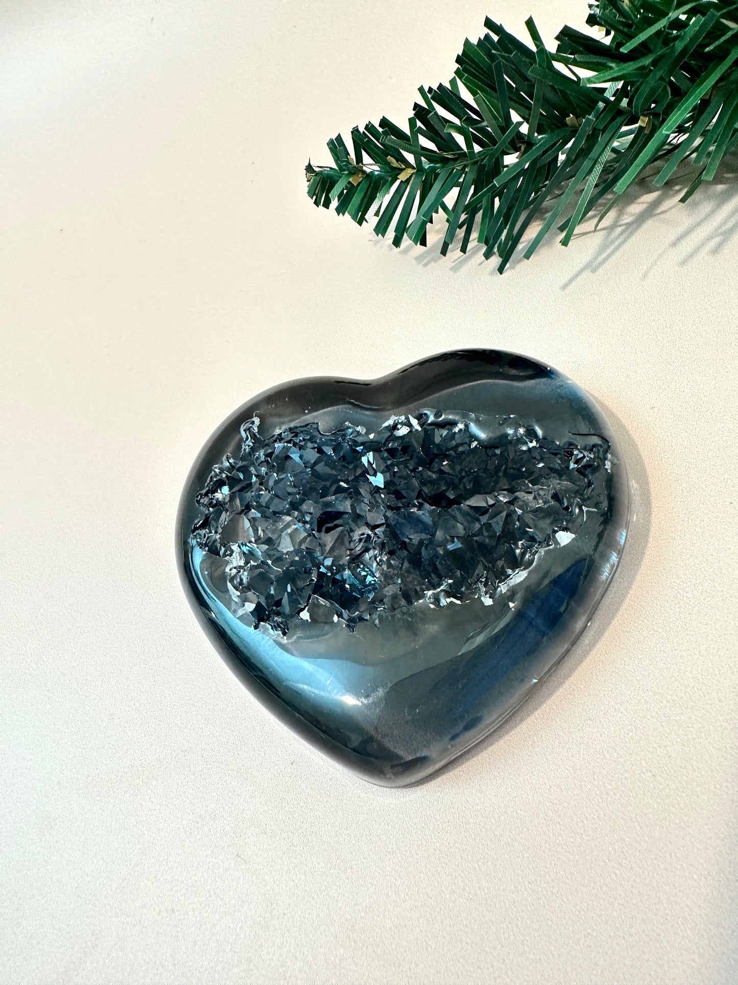 Crystal Geode Heart Silicone Mold