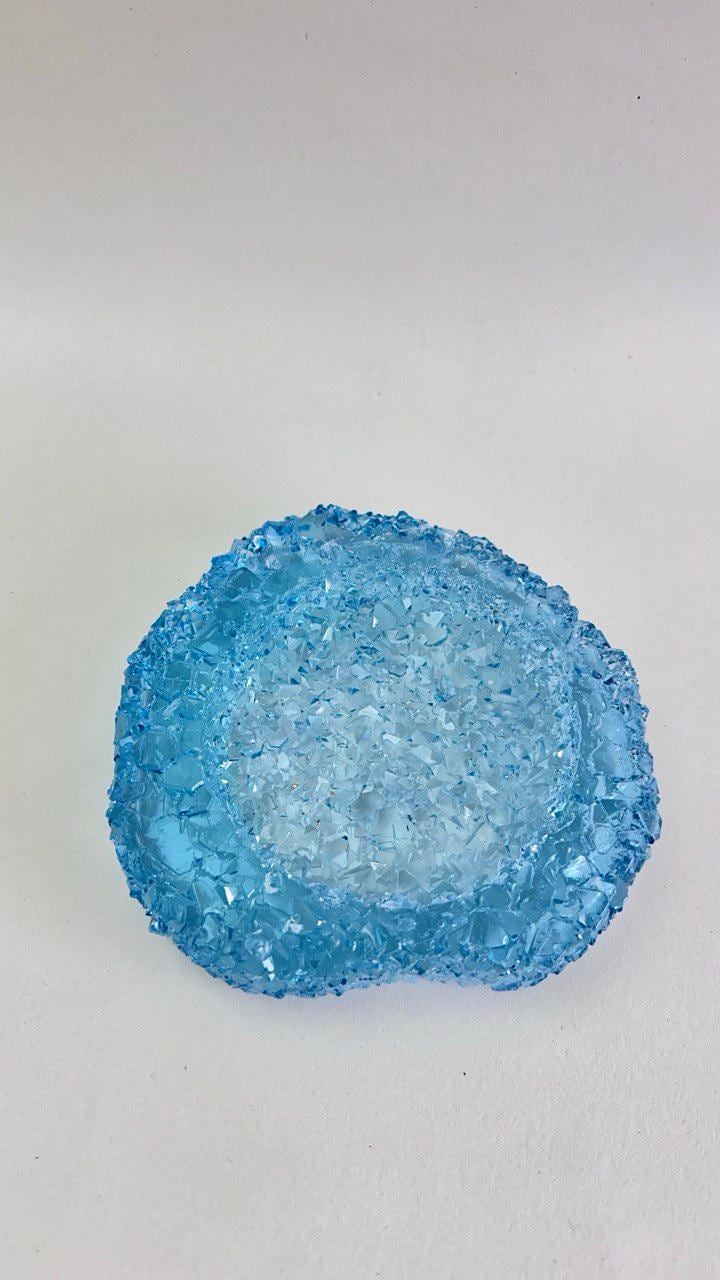 Large Sparkle Luxury Crystal Edge Silicone Druzy Mold - Glitter Resin Crafting Tool Silicone Mold Ideas Decor Shop