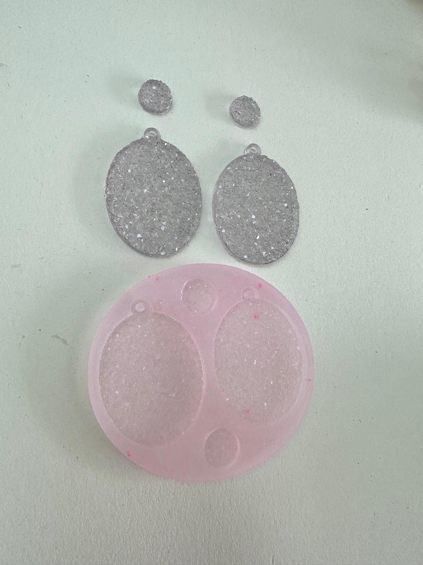 Sparkling Crystal Earrings Set Silicone Mold, Durable & Easy to Use, Ideal for Crafting Unique Jewelry Gifts - Ideas Decor Shop