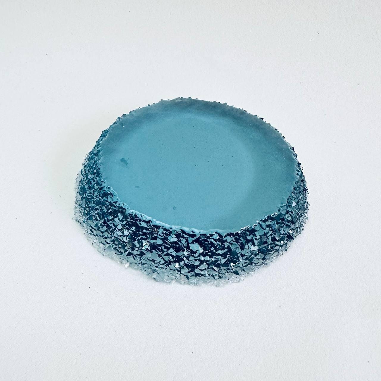 New Sparkle Coaster with Crystal Edges Silicone Mold - Ideas Decor Shop