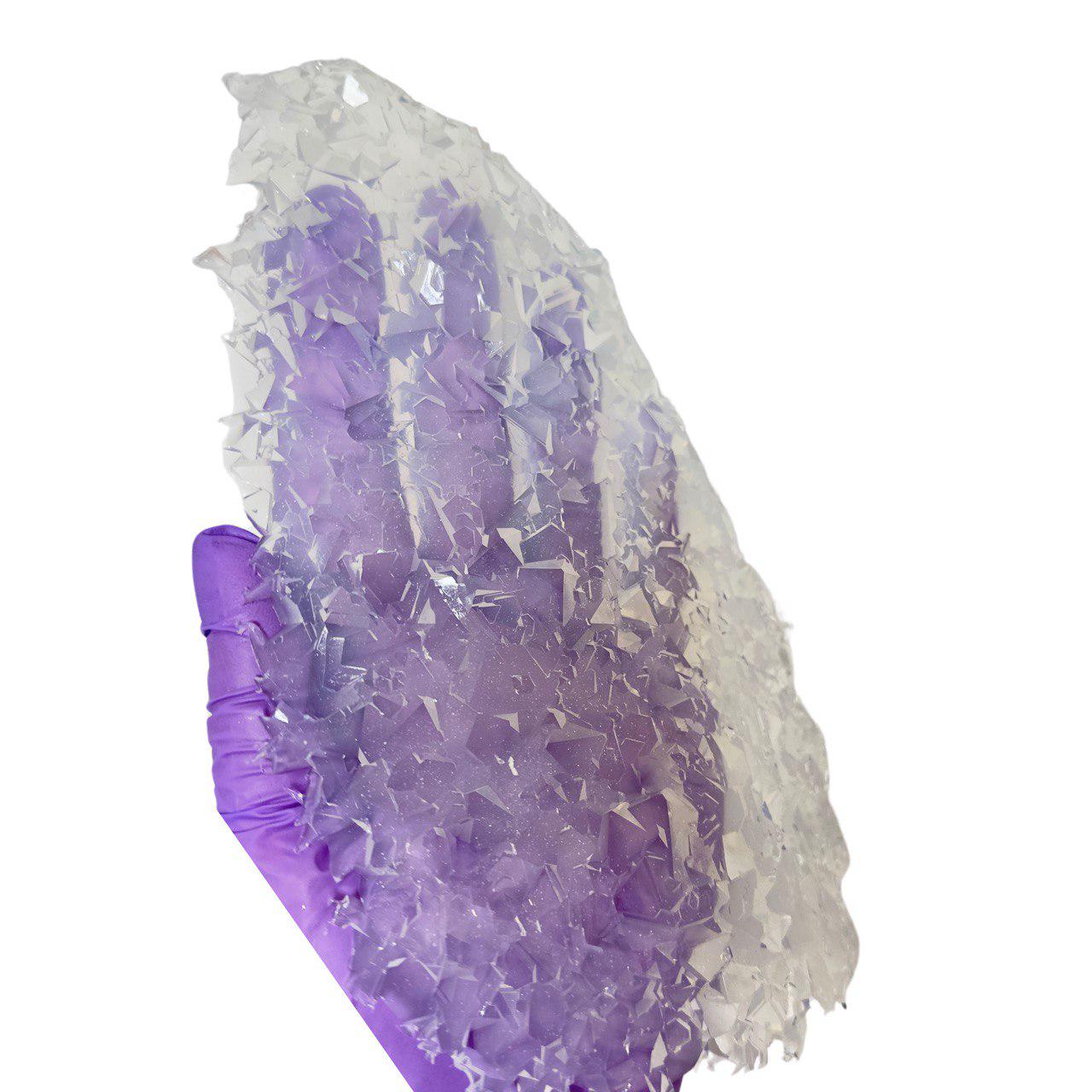 Unique Amethyst Crystal Druzy Insert Silicone Mold for Resin Crafting