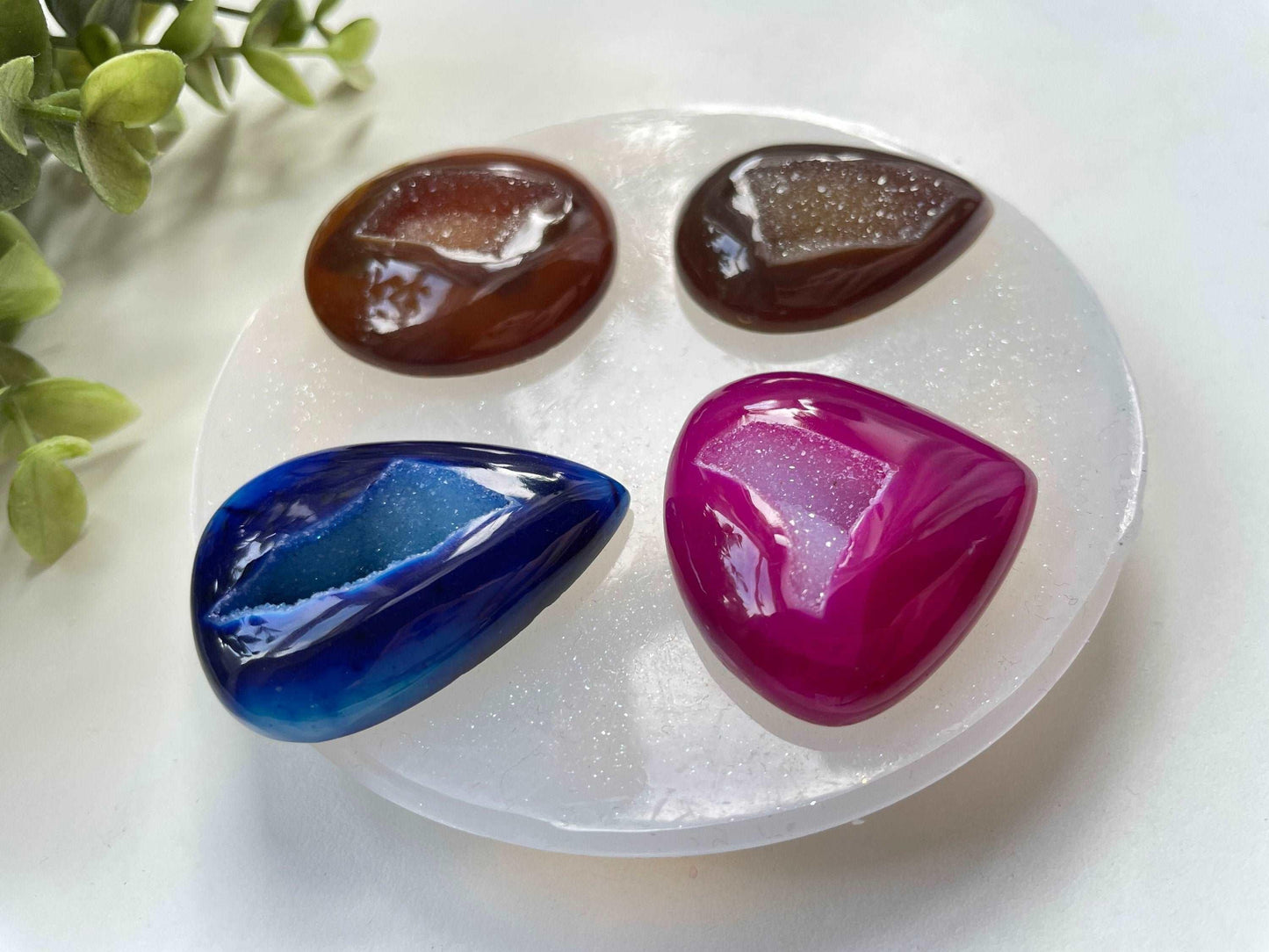 Stunning Jewelry with 4-Pc Luxury Geode Crystal Mold Set - Perfect for Silicon Druzy & Crystal Clusters - Ideas Decor Shop