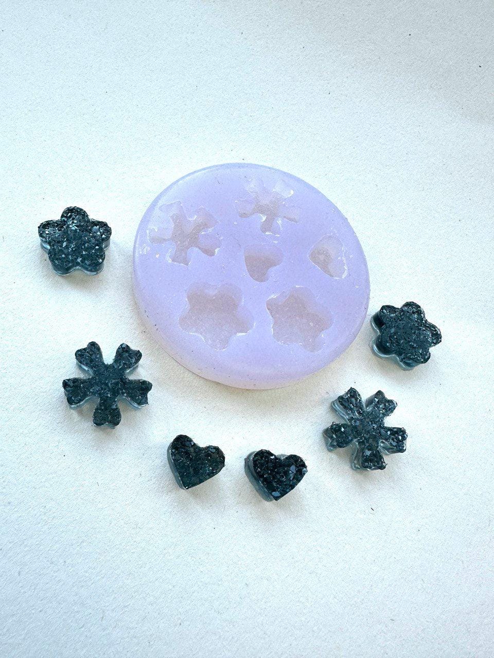 Silicone Mold Crystal Earrings Druse Set - Ideas Decor Shop