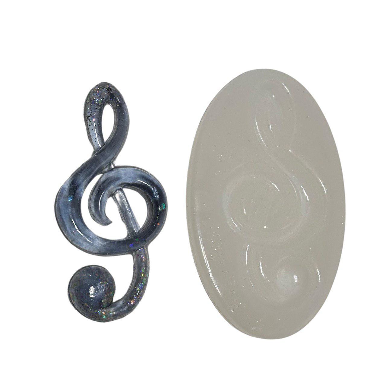 Decorative Musical Note Resin Mold – DIY Ornaments, Holiday Crafts