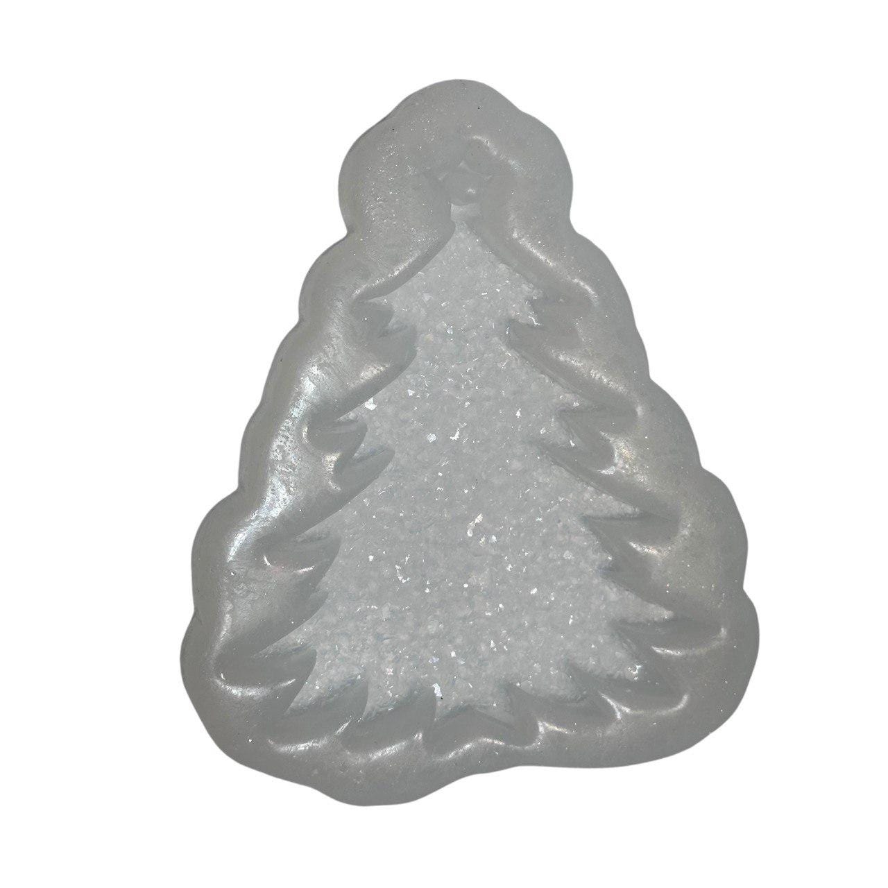 Crystal Christmas Tree Resin Mold – Druzy Silicone Mold for DIY Ornaments